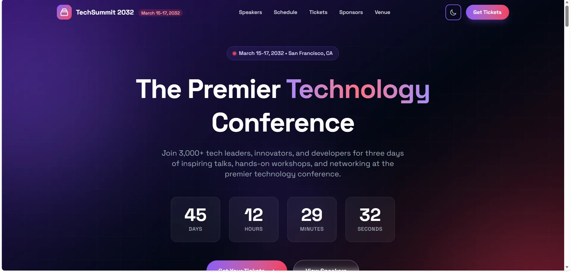 Corporate website development project